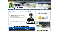Desktop Screenshot of airporttransfersiguazu.com