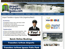 Tablet Screenshot of airporttransfersiguazu.com